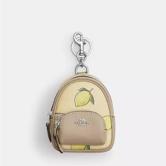 Price is firm It’s a bag charm Coach Charm With Lemon Print - Picture 1 of 6